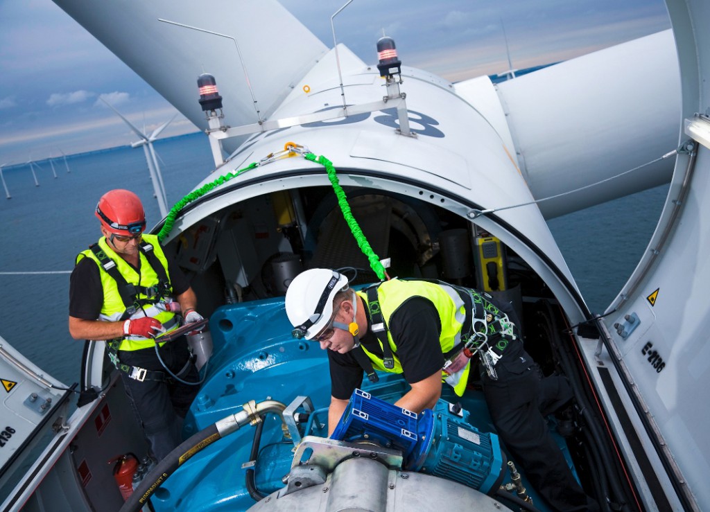 Wind turbine installation